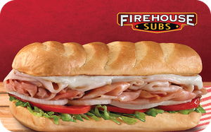 Firehouse Subs gift card