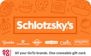 Schlotzsky’s – Mix It Up® Gift Card
