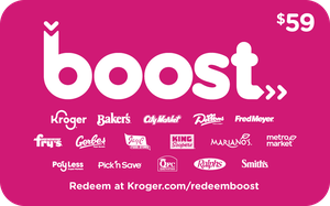 Kroger Boost Membership gift card