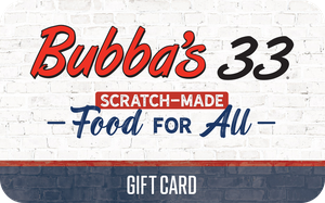 Bubba's 33 gift card